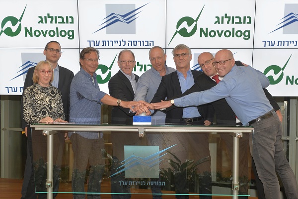 Opening Bell Ceremony with Novolog to celebrate listing on the TASE