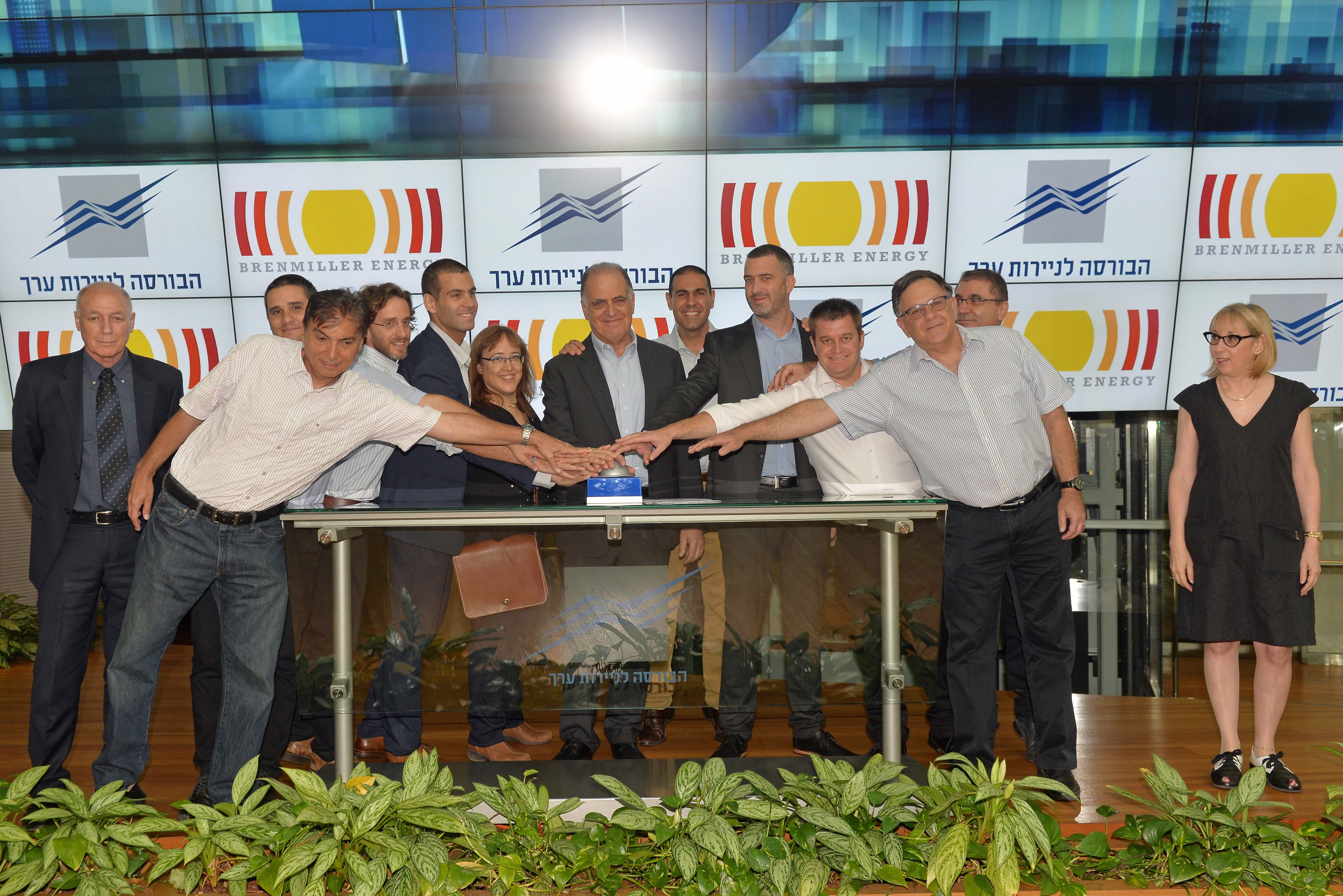 MANAGEMENT OF BRENMILLER ENERGY OPENED TRADING THIS MORNING ON THE OCCASION OF ITS TASE LISTING 