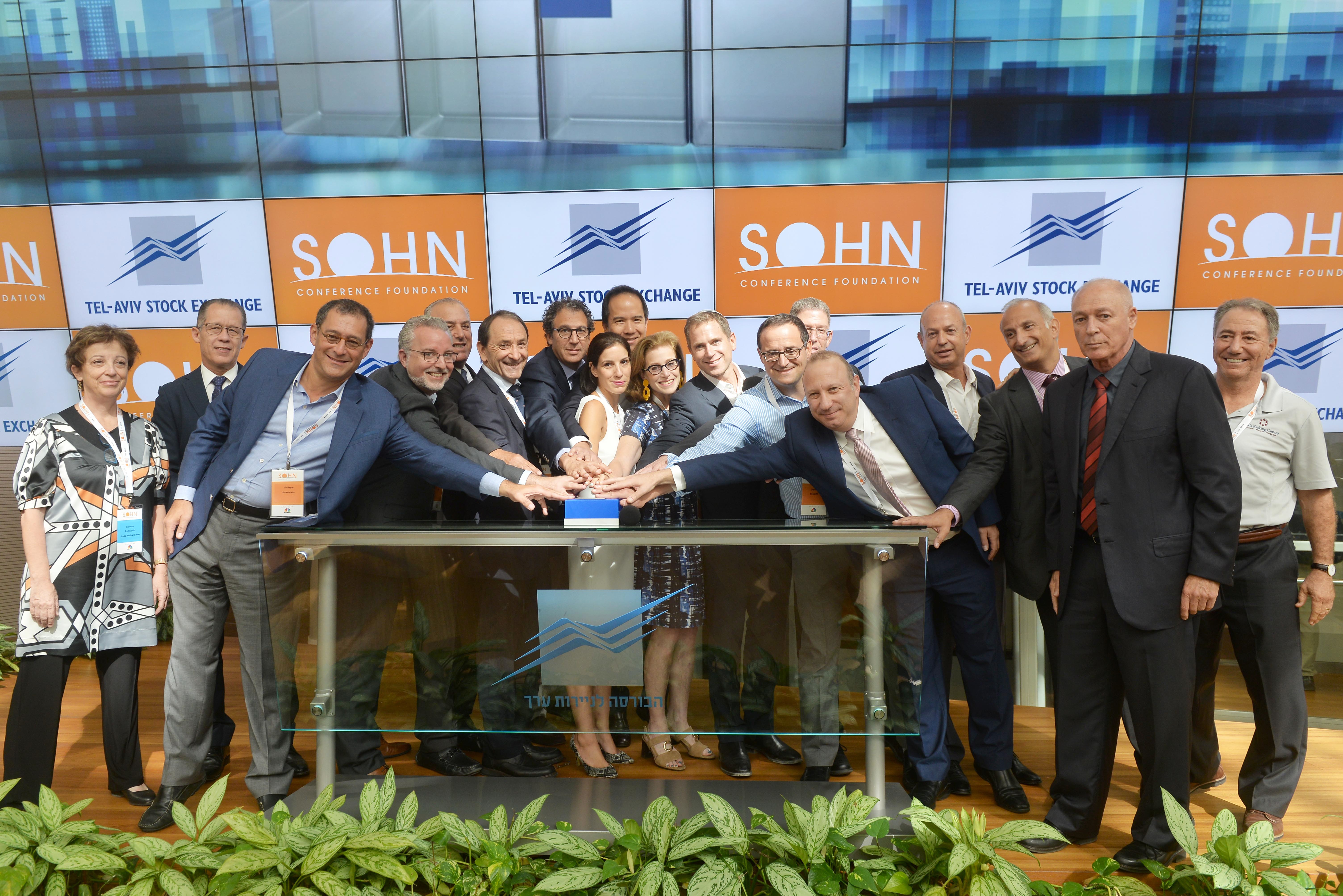 The Sohn Investment Conference, Which is Taking Place for the third Time in Israel, was launched in TASE's Opening Bell Ceremony